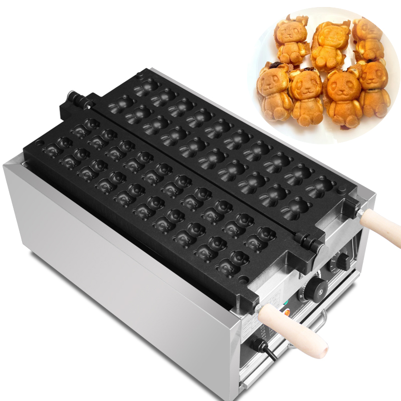 Egg Waffle Pan - Mesin Pembuat Taiyaki Bentuk Beruang 20