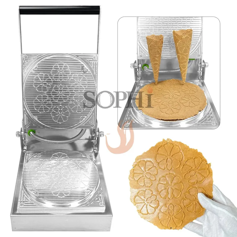 Waffle Cone Maker - Mesin Pembuat Waffle Cone Profesional Kustom