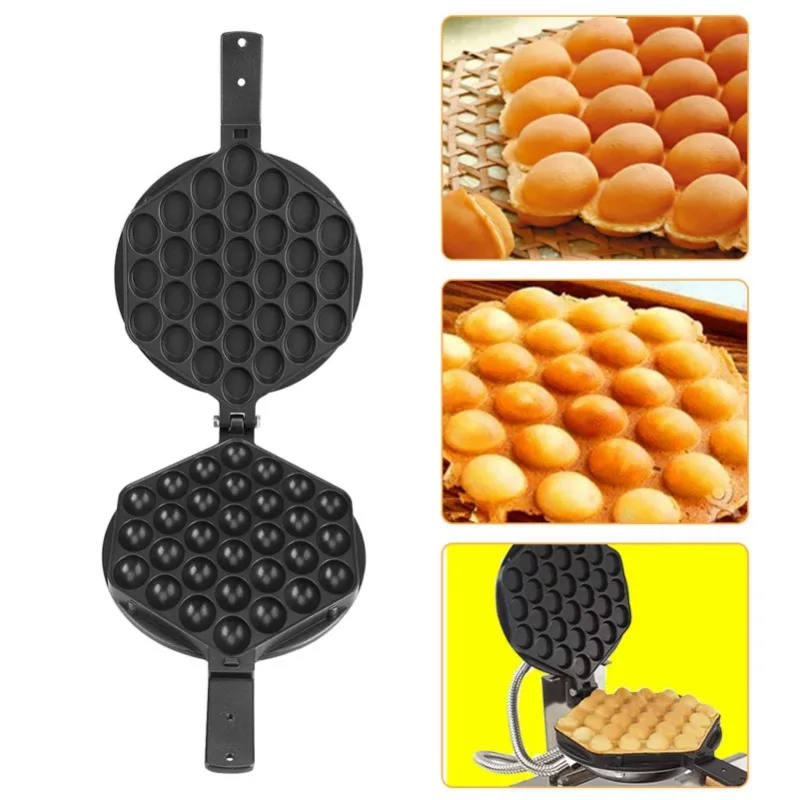 Egg Waffle Pan - QQ mesin wafel telur, peralatan dapur