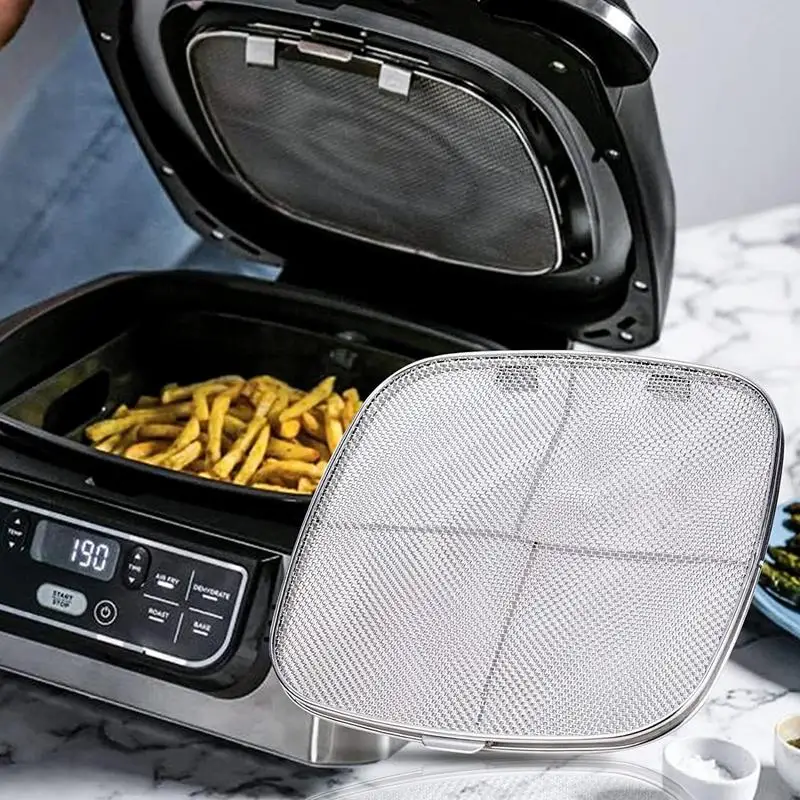 Ninja Air Fryer Af101 - Perisai Splatter Baja Tahan Karat untuk