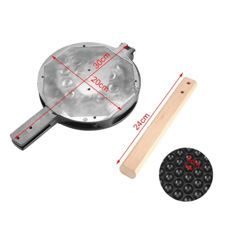 QQ mesin wafel telur, peralata - Egg Waffle Pan ulasan dan harga